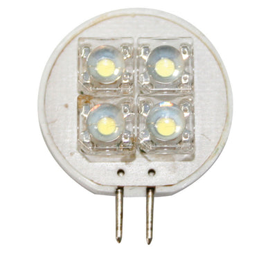 Bulb 12V, LED, T25, cool white - 4 PIRANHA LEDs by Lalizas
