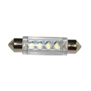 Bulb 12V, LED, T11 41mm, cool white - 4 LEDs by Lalizas