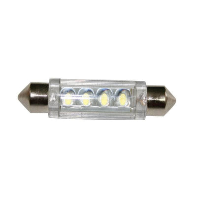 Bulb 12V, LED, T11 41mm, cool white - 4 LEDs by Lalizas