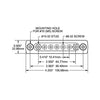 Common 100A Mini BusBar - 5 Gang