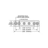 Common 100A Mini BusBar - 4 Gang
