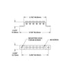 Common 100A Mini Grounding BusBar - 6 Gang