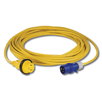 Cordset, 16A 230V, 15M, With European Plug, Yellow
