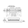 Common 100A Mini BusBar - 5 Gang with Cover