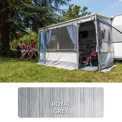 Caravanstore Zip Top 410 XL Royal Grey Fabric - 06771F02R