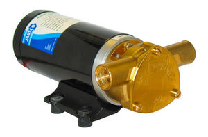 ‘Maxi Puppy’ self-priming pump 12 volt d.c Ports ½” BSP threaded (use ¾” hose adapters), plus connections for 25mm (1”) bore hose - Jabsco 23610-3003