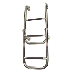 Folding Ladder, 2+3 steps, Inox 316, 280x1325mm