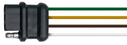 Ancor Trailer Connector-Flat 4-Wire Female 8"