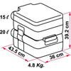 Fiamma Bi-Pot 39 Toilet - 01355-01-