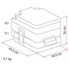Fiamma Bi-Pot 30 Toilet - 01356-01-