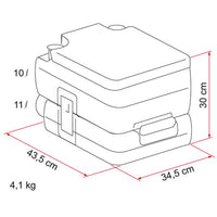 Fiamma Bi-Pot 30 Toilet - 01356-01-