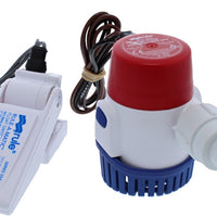 Rule 500 Submersible with Rule-A-Matic Non- Mercury Float Switch Submersible pump 12 volt DC with 750mm cable. - Rule 25DA-35A