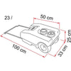 Roll-Tank 23L Fresh Water in Blue (02428A01A) - 02428A01A