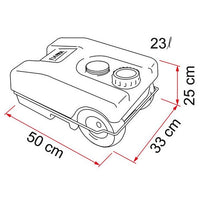 Waste Water Roll-Tank 23L - 02428A01-