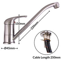 Ducale Chrome Mixer Tap 22cm Spout - COM 4505.30.59