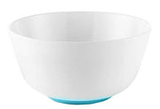 Sorona Non-Slip Bowl -White w Vivid Blue Non Slip