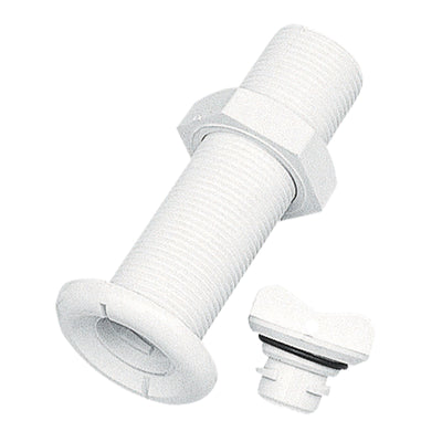 Drain Socket with Plug, ''Fast Lock'',Ø43mm, White by Lalizas