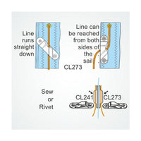 Clamcleat Racing Sail Line (Port)