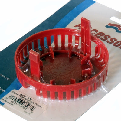 RED STRAINER (Round) For Rule 1500 & 2000 series - Rule 278
