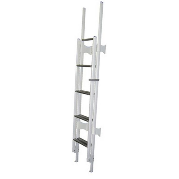 9 Step White Folding Ladder - 241