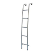 6 Step Aluminium Fixed External Ladder - S4128006