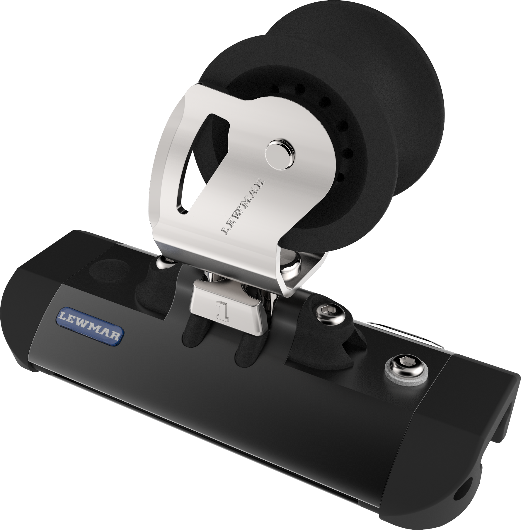 Size 2 HTX End Stop With Double Control Sheaves, Becket & Cleat (Starboard)  291228817 by LEWMAR