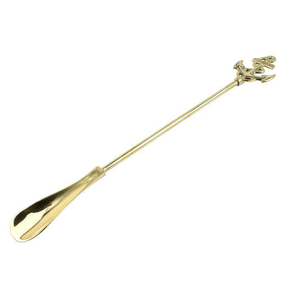 Brass Shoehorn with Anchor