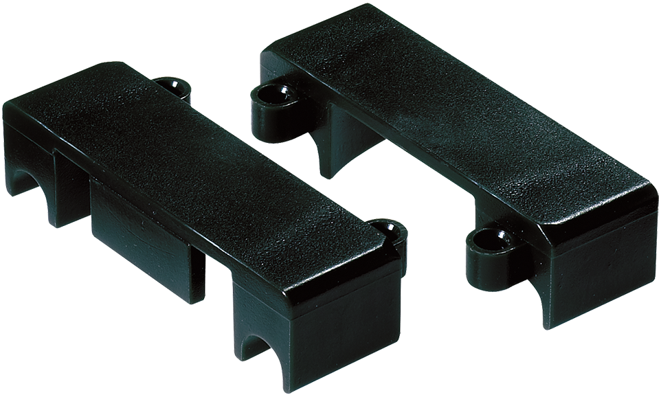 Size 2 HD Beam Track End Cover (Pair)  29472042BK by LEWMAR