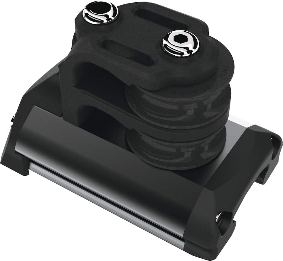 Size 2 End Stop With Double CL Sheaves  29472032BK by LEWMAR