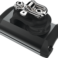 Size 2 Mid Track End Stop With Single CL Sheave & Becket  29472535BK by LEWMAR