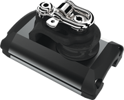 Size 2 Mid Track End Stop With Single CL Sheave & Becket  29472535BK by LEWMAR