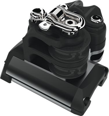 Size 2 End Stop With Double CL Sheaves, Becket & Cleat (Pair)  29472836BK by LEWMAR