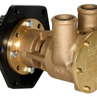 1" bronze pump, 80-size, flange-mounted with 32mm (1¼") hose ports Replaces 29630-1001 - Jabsco 29640-1101