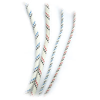 CABO Cruising rope Halyard, Diam. 6mm, white with blue braid