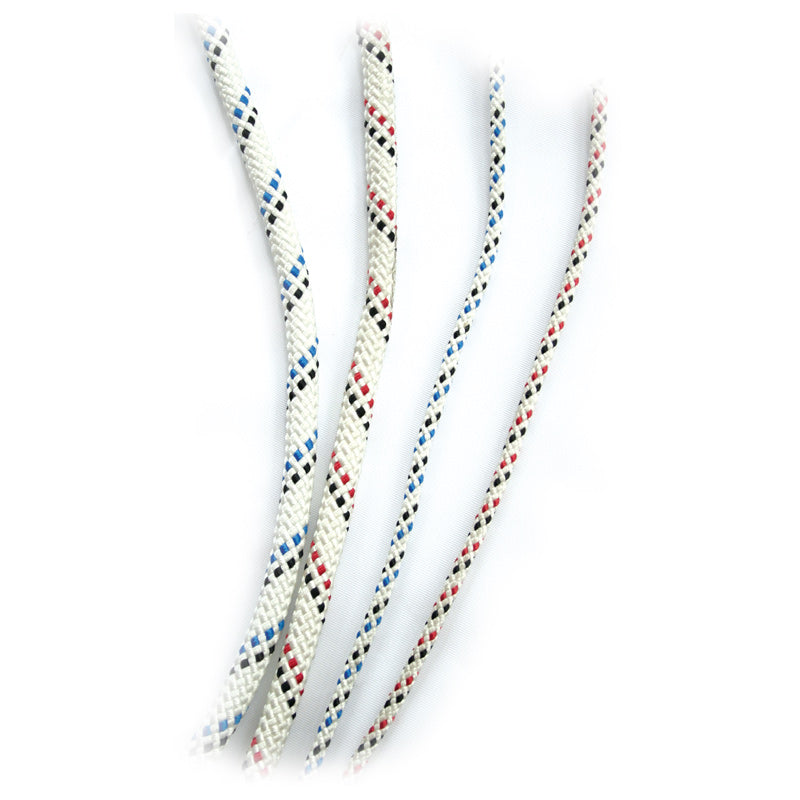 CABO Cruising rope Halyard, Diam. 8mm, white with red braid