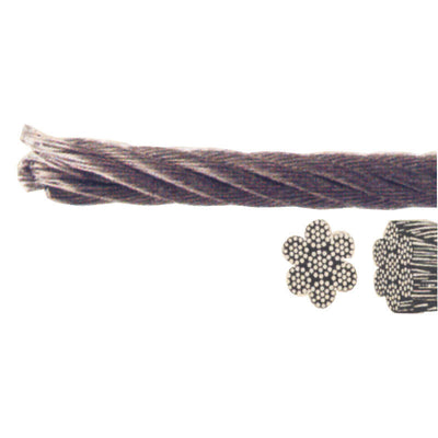 Wire rope, Inox 316, 7x19, 5mm