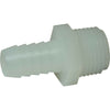 AG Plastic Connector 1/2" NPT - 1/2" Hose - ChasNewensMarine