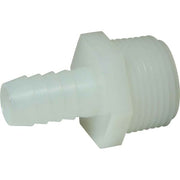 AG Plastic Connector 3/4" NPT - 1/2" Hose - ChasNewensMarine