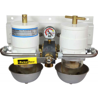 Racor 75/500MA Duplex Fuel Filter (10 Micron, Heat Shield)  301525