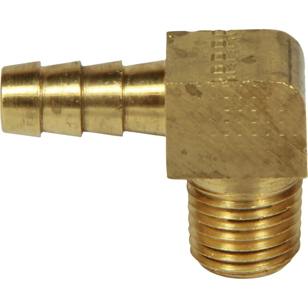 Racor Hose Tail Connector (1/4" NPTM to 5/16" Hose / 90 Degree)  301942