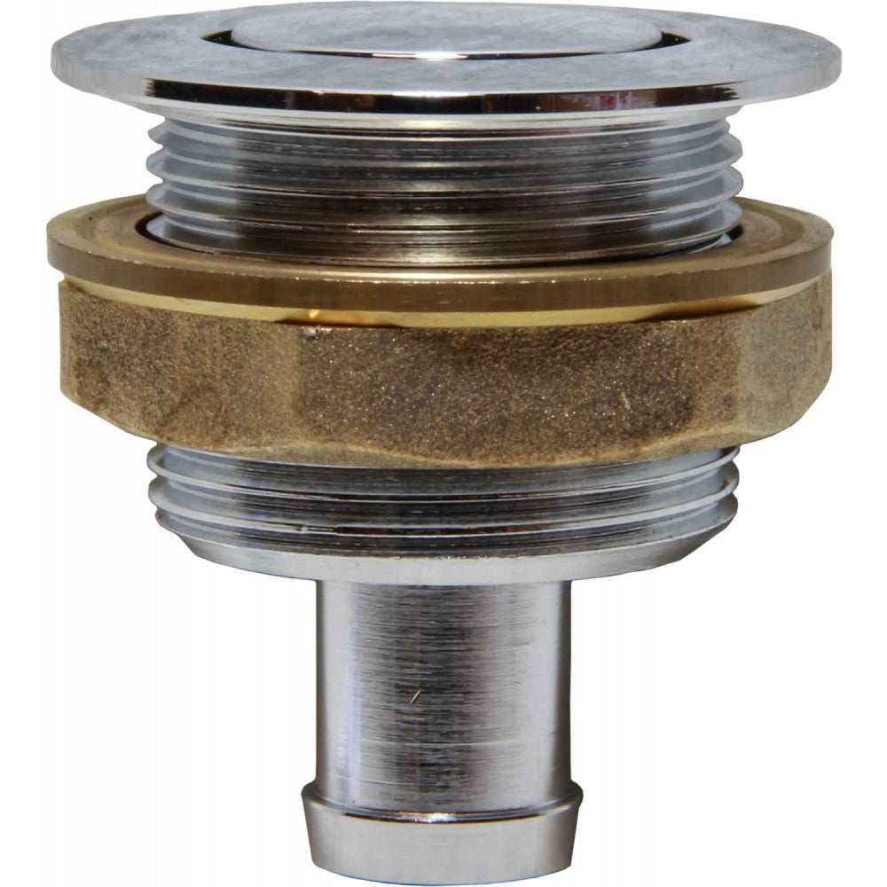 Maestrini Chromed Brass Flush Tank Vent (1-1/4" BSP to 20mm)  305166 - ChasNewensMarine