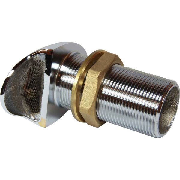 Maestrini Chrome Plated Brass Shell Tank Vent with Gauze (1-1/4" BSP)