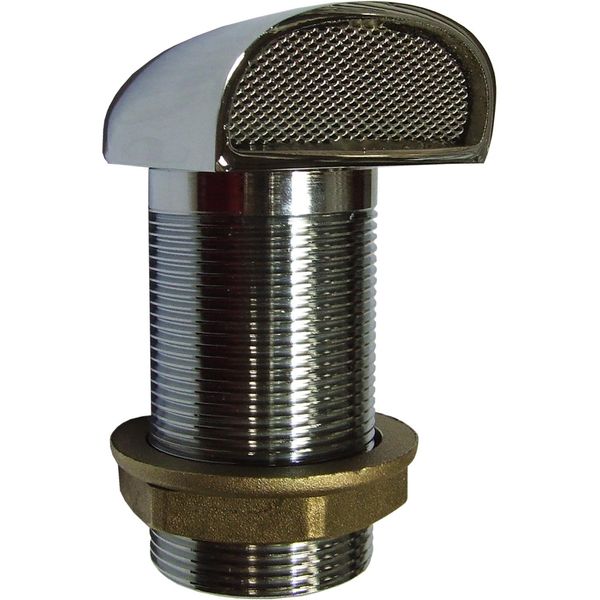 Maestrini Chrome Plated Brass Shell Tank Vent with Gauze (1-1/2" BSP)