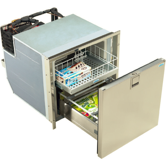 Drawer Freezer 55L 12/24V No Frost Inox Door