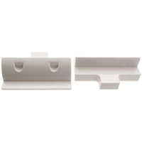 Pair of White ABS Side Solar Support Mounts - TP-ABS-008