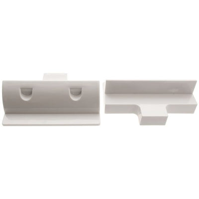 Pair of White ABS Side Solar Support Mounts - TP-ABS-008