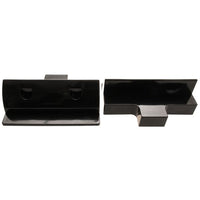 Pair of Black ABS Side Solar Support Mounts - TP-ABS-007