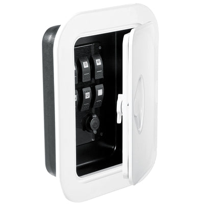 Case for Electrical Control Panel, with Lid, White by Lalizas