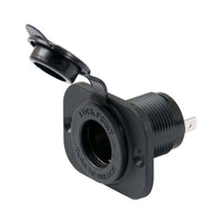 12V Receptacle, Black