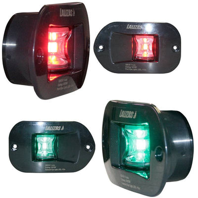 FOS LED 12 Set Port & Starboard Light side recessed mount 112.5o by Lalizas